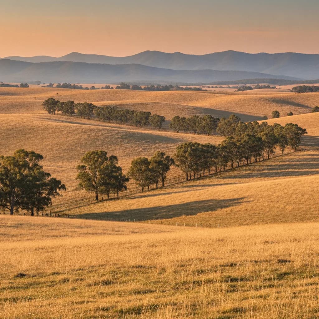 NSW tablelands pastoral landscape, inland and west